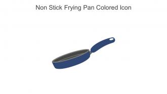 Non Stick Frying Pan Colored Icon In Powerpoint Pptx Png And Editable Eps Format