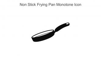 Non Stick Frying Pan Monotone Icon In Powerpoint Pptx Png And Editable Eps Format