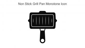 Non Stick Grill Pan Monotone Icon In Powerpoint Pptx Png And Editable Eps Format
