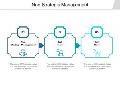 Non strategic management ppt powerpoint presentation summary graphics example cpb
