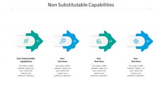 Non substitutable capabilities ppt powerpoint presentation portfolio samples cpb