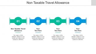 Non taxable travel allowance ppt powerpoint presentation inspiration icon cpb