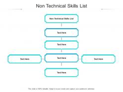 Non technical skills list ppt powerpoint presentation ideas smartart cpb