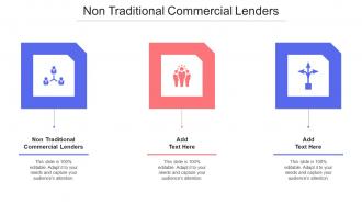Non Traditional Commercial Lenders Ppt Powerpoint Presentation Layouts Styles Cpb