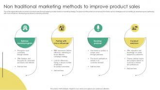 Non Traditional Marketing Methods To Improve Product Sales