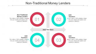 Non Traditional Money Lenders Ppt Powerpoint Presentation Portfolio Show Cpb