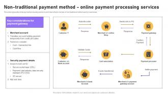 Non Traditional Payment Method Online Payment Processing Services B2b E Commerce Platform Management
