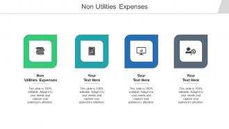 Non utilities expenses ppt powerpoint presentation gallery elements cpb