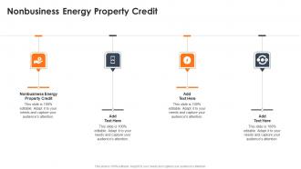 Nonbusiness Energy Property Credit In Powerpoint And Google Slides Cpb