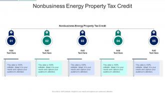 Nonbusiness Energy Property Tax Credit In Powerpoint And Google Slides Cpb