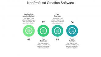 Nonprofit ad creation software ppt powerpoint presentation slides display cpb