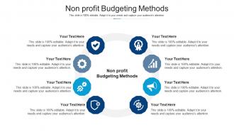Nonprofit budgeting methods ppt powerpoint presentation icon smartart cpb