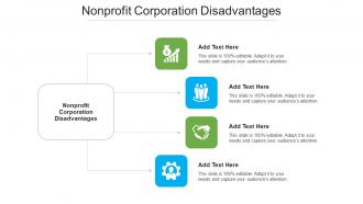 Nonprofit Corporation Disadvantages Ppt PowerPoint Presentation Portfolio Designs Cpb