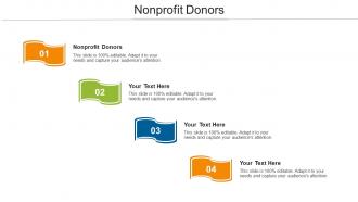 Nonprofit Donors Ppt Powerpoint Presentation Icon Influencers Cpb