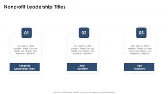 Nonprofit Leadership Titles In Powerpoint And Google Slides Cpb