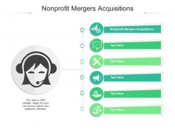 Nonprofit mergers acquisitions ppt powerpoint presentation portfolio infographic template cpb