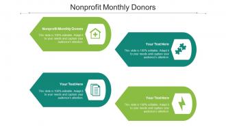 Nonprofit Monthly Donors Ppt Powerpoint Presentation Portfolio Icons Cpb