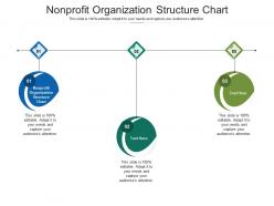 Nonprofit organization structure chart ppt powerpoint presentation infographics design ideas cpb