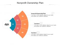 Nonprofit ownership plan ppt powerpoint presentation show graphics cpb