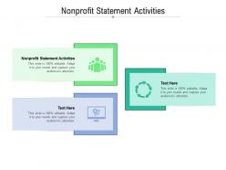 Nonprofit statement activities ppt powerpoint presentation slides templates cpb