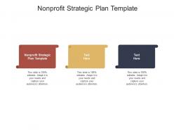 Nonprofit strategic plan template ppt powerpoint presentation slides portfolio cpb