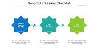 Nonprofit Treasurer Checklist Ppt Powerpoint Presentation Portfolio Backgrounds Cpb
