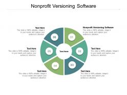Nonprofit versioning software ppt powerpoint presentation slides gallery cpb