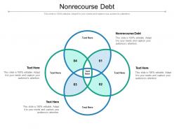 Nonrecourse debt ppt powerpoint presentation icon structure cpb