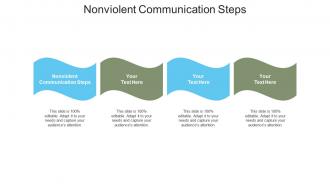 Nonviolent communication steps ppt powerpoint presentation layouts layout cpb