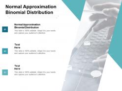 Normal approximation binomial distribution ppt powerpoint presentation slides cpb