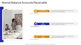 Normal Balance Accounts Receivable In Powerpoint And Google Slides Cpb