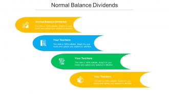 Normal Balance Dividends Ppt Powerpoint Presentation Infographic Template Cpb