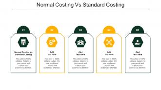 Normal Costing Vs Standard Costing Ppt Powerpoint Presentation Pictures Cpb