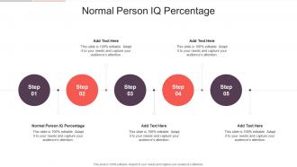 Normal Person Iq Percentage In Powerpoint And Google Slides Cpb