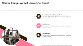 Normal Range Normal Leukocyte Count In Powerpoint And Google Slides Cpb