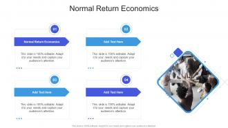 Normal Return Economics In Powerpoint And Google Slides Cpb