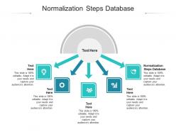 Normalization steps database ppt powerpoint presentation portfolio gridlines cpb