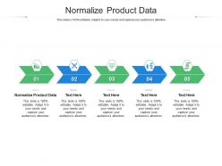 Normalize product data ppt powerpoint presentation model graphics tutorials cpb