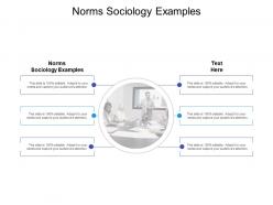 Norms sociology examples ppt powerpoint presentation background image cpb