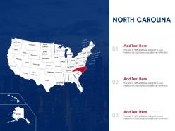 North carolina map powerpoint presentation ppt template