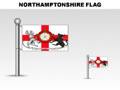 Northamptonshire country powerpoint flags