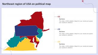 Northeast Region Of USA On Political Map