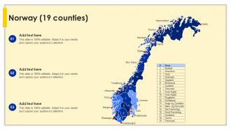 Norway 19 Counties PU Maps SS