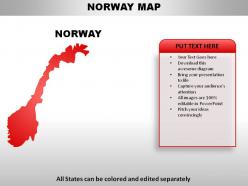 Norway country powerpoint maps