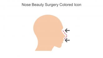 Nose Beauty Surgery Colored Icon In Powerpoint Pptx Png And Editable Eps Format