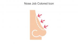 Nose Job Colored Icon In Powerpoint Pptx Png And Editable Eps Format
