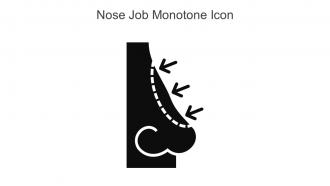 Nose Job Monotone Icon In Powerpoint Pptx Png And Editable Eps Format