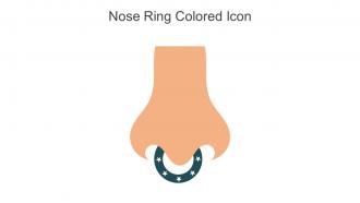 Nose Ring Colored Icon In Powerpoint Pptx Png And Editable Eps Format