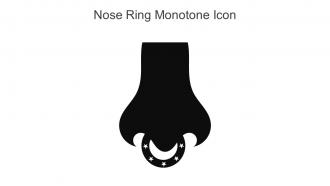 Nose Ring Monotone Icon In Powerpoint Pptx Png And Editable Eps Format