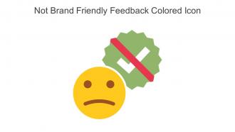 Not Brand Friendly Feedback Colored Icon In Powerpoint Pptx Png And Editable Eps Format